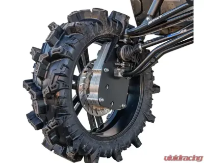 SuperATV 8" Single Cast Portal Gear Lift Kit w/ 45% Gear Reduction & Frame Stiffener Polaris Ranger 1000 Standard Cab 2021+ - PGH8-1-98-452-FS