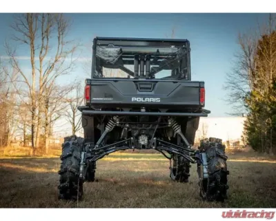 SuperATV 8" Single Cast Portal Gear Lift Kit w/ 45% Gear Reduction & Frame Stiffener Polaris Ranger 1000 Standard Cab 2021+ - PGH8-1-98-452-FS