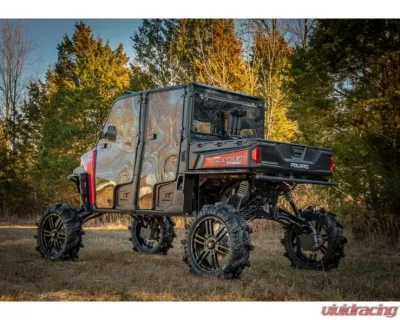 SuperATV 8" Single Cast Portal Gear Lift Kit w/ 45% Gear Reduction & Frame Stiffener Polaris Ranger 1000 Standard Cab 2021+ - PGH8-1-98-452-FS