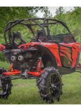 SuperATV 8" Billet Portal Gear Lift Kit w/ 45% Gear Reduction & Frame Stiffener Can-Am Maverick Max 2014-2015                                     - PGH8-7-32-454-B-FS - Image 2