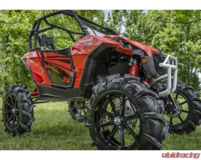 SuperATV 8" Cast Portal Gear Lift Kit w/ 45% Gear Reduction & Frame Stiffener Can-Am Maverick Turbo | Maverick X 2015+ - PGH8-7-51-451-FS