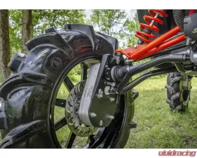 SuperATV 8" Cast Portal Gear Lift Kit w/ 45% Gear Reduction & Frame Stiffener Can-Am Maverick Turbo | Maverick X 2015+ - PGH8-7-51-451-FS