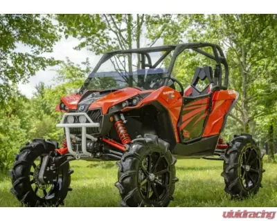 SuperATV 8" Cast Portal Gear Lift Kit w/ 45% Gear Reduction & Frame Stiffener Can-Am Maverick Turbo | Maverick X 2015+ - PGH8-7-51-451-FS