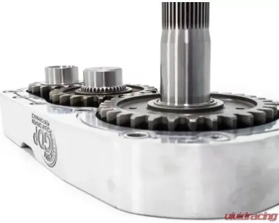 SuperATV 8" Single Cast Portal Gear Lift Kit w/ 45% Gear Reduction & Frame Stiffener Can-Am Defender 2016-2021 - PGH8-7-67-453-FS