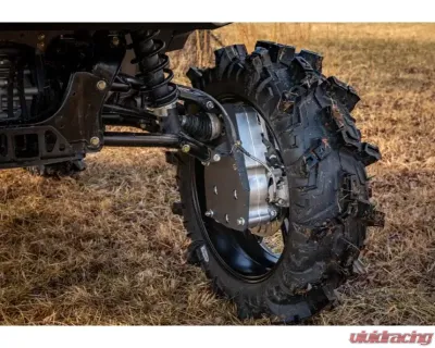 SuperATV 8" Single Billet Portal Gear Lift Kit w/ 60% Gear Reduction & Frame Stiffener Can-Am Defender 2016-2021 - PGH8-7-67-603-B-FS