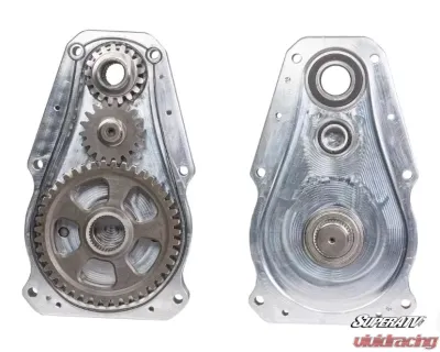 SuperATV 8" Single Billet Portal Gear Lift Kit w/ 60% Gear Reduction & Frame Stiffener Can-Am Defender 2016-2021 - PGH8-7-67-603-B-FS