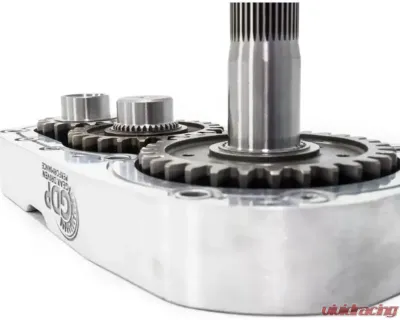 SuperATV 8" Single Billet Portal Gear Lift Kit w/ 45% Gear Reduction & Frame Stiffener Can-Am Maverick X3 MAX 2017+ - PGH8-7-72-452-B-FS