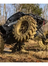 SuperATV 8" Dual Billet Portal Gear Lift Kit w/ 70% Gear Reduction & Frame Stiffener Polaris RZR XP 1000 Standard 2015-2016                                     - PGH8D-1-33-702-B-FS - Image 2