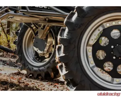 SuperATV 8" Dual Billet Portal Gear Lift Kit w/ 70% Gear Reduction & Frame Stiffener Polaris RZR XP 1000 Standard 2015-2016 - PGH8D-1-33-702-B-FS