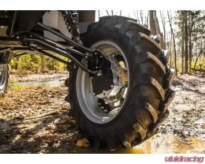 SuperATV 8" Dual Billet Portal Gear Lift Kit w/ 70% Gear Reduction & Frame Stiffener Polaris RZR XP 1000 Standard 2015-2016 - PGH8D-1-33-702-B-FS