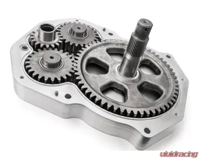 SuperATV 8" Dual Billet Portal Gear Lift Kit w/ 70% Gear Reduction & Frame Stiffener Polaris RZR XP 1000 Standard 2015-2016 - PGH8D-1-33-702-B-FS