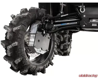 SuperATV 8" Dual Billet Portal Gear Lift Kit w/ 70% Gear Reduction & Frame Stiffener Polaris Ranger XP 1000 Standard Cab 2021+ - PGH8D-1-98-702-B-FS
