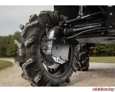 SuperATV 8" Dual Billet Portal Gear Lift Kit w/ 70% Gear Reduction & Frame Stiffener Polaris Ranger XP 1000 Standard Cab 2021+ - PGH8D-1-98-702-B-FS