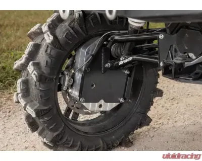 SuperATV 8" Dual Billet Portal Gear Lift Kit w/ 70% Gear Reduction & Frame Stiffener Polaris Ranger XP 1000 Standard Cab 2021+ - PGH8D-1-98-702-B-FS