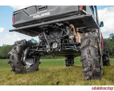 SuperATV 8" Dual Billet Portal Gear Lift Kit w/ 70% Gear Reduction & Frame Stiffener Polaris Ranger XP 1000 Crew Cab 2017-2018 - PGH8D-1-34-702-B-FS