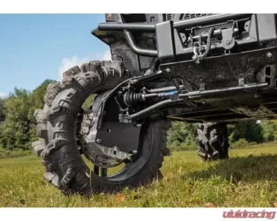 SuperATV 8" Dual Billet Portal Gear Lift Kit w/ 70% Gear Reduction & Frame Stiffener Polaris Ranger XP 1000 Crew Cab 2017-2018 - PGH8D-1-34-702-B-FS