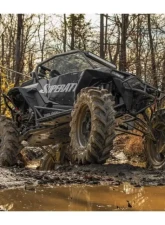 SuperATV 8" Dual Billet Portal Gear Lift Kit w/ 70% Gear Reduction & Frame Stiffener Polaris RZR XP Turbo 2016-2021                                     - PGH8D-1-58-702-B-FS - Image 2