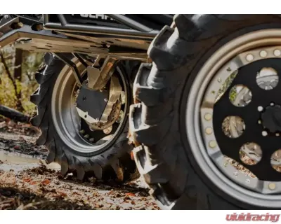 SuperATV 8" Dual Billet Portal Gear Lift Kit w/ 70% Gear Reduction & Frame Stiffener Polaris RZR XP Turbo 2016-2021 - PGH8D-1-58-702-B-FS