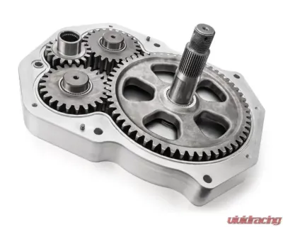 SuperATV 8" Dual Billet Portal Gear Lift Kit w/ 70% Gear Reduction & Frame Stiffener Polaris RZR XP Turbo 2016-2021 - PGH8D-1-58-702-B-FS