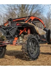 SuperATV 8" Dual Billet Portal Gear Lift Kit w/ 70% Gear Reduction & Frame Stiffener Can-AM Maverick X3 Standard 2017+                                     - PGH8D-7-72-701-B-FS - Image 3