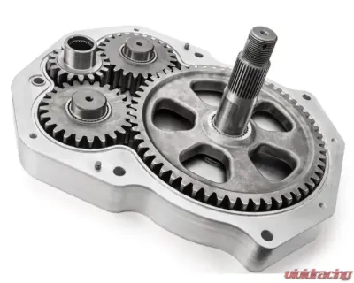 SuperATV 8" Dual Billet Portal Gear Lift Kit w/ 70% Gear Reduction & Frame Stiffener Can-AM Maverick X3 Standard 2017+ - PGH8D-7-72-701-B-FS