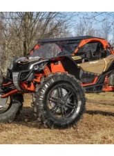 SuperATV 8" Dual Billet Portal Gear Lift Kit w/ 70% Gear Reduction & Frame Stiffener Can-AM Maverick X3 MAX 2017+                                     - PGH8D-7-72-702-B-FS - Image 2