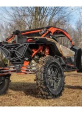 SuperATV 8" Dual Billet Portal Gear Lift Kit w/ 70% Gear Reduction & Frame Stiffener Can-AM Maverick X3 MAX 2017+                                     - PGH8D-7-72-702-B-FS - Image 3