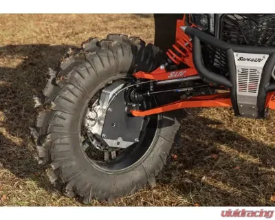 SuperATV 8" Dual Billet Portal Gear Lift Kit w/ 70% Gear Reduction & Frame Stiffener Can-AM Maverick X3 MAX 2017+ - PGH8D-7-72-702-B-FS