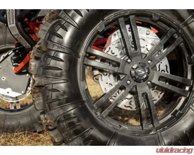 SuperATV 8" Dual Billet Portal Gear Lift Kit w/ 70% Gear Reduction & Frame Stiffener Can-AM Maverick X3 MAX 2017+ - PGH8D-7-72-702-B-FS