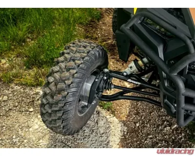 SuperATV 4" Dual Billet Portal Gear Lift Kit w/ 15% Gear Reduction & Frame Stiffener Polaris RZR XP 1000 Standard 2015-2016 - PGHD-1-33-152-B-FS