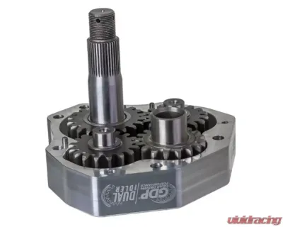 SuperATV 4" Dual Billet Portal Gear Lift Kit w/ 15% Gear Reduction & Frame Stiffener Polaris RZR XP Turbo S 2 Seater 2018-2021 - PGHD-1-75-152-B-FS