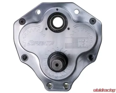 SuperATV 4" Dual Billet Portal Gear Lift Kit w/ 15% Gear Reduction & Frame Stiffener Polaris RZR XP Turbo S 2 Seater 2018-2021 - PGHD-1-75-152-B-FS