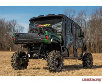 SuperATV 4" Dual Billet Portal Gear Lift Kit w/ 15% Gear Reduction & Frame Stiffener Yamaha Wolverine 2015-2018 - PGHD-2-39-151-B-FS