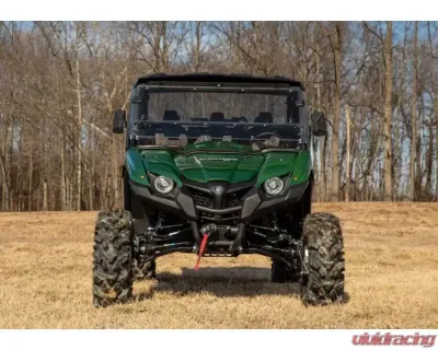 SuperATV 4" Dual Billet Portal Gear Lift Kit w/ 15% Gear Reduction & Frame Stiffener Yamaha Wolverine 2015-2018 - PGHD-2-39-151-B-FS