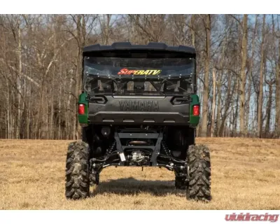 SuperATV 4" Dual Billet Portal Gear Lift Kit w/ 15% Gear Reduction & Frame Stiffener Yamaha Wolverine 2015-2018 - PGHD-2-39-151-B-FS