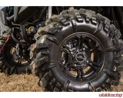 SuperATV 4" Dual Billet Portal Gear Lift Kit w/ 15% Gear Reduction & Frame Stiffener Yamaha Wolverine 2015-2018 - PGHD-2-39-151-B-FS