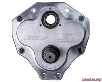 SuperATV 4" Dual Billet Portal Gear Lift Kit w/ 15% Gear Reduction & Frame Stiffener Yamaha Wolverine 2015-2018 - PGHD-2-39-151-B-FS