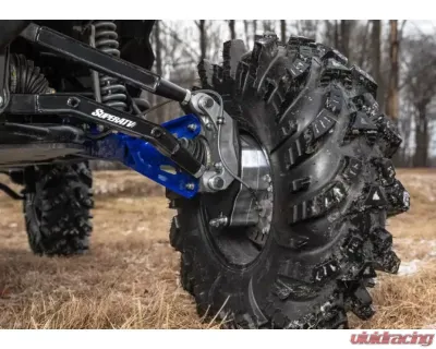 SuperATV 4" Dual Billet Portal Gear Lift Kit w/ 15% Gear Reduction & Frame Stiffener Honda Talon 1000R 2019+ - PGHD-3-83-151-B-FS