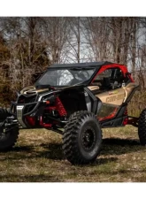 SuperATV 4" Dual Billet Portal Gear Lift Kit w/ 15% Gear Reduction & Frame Stiffener Can-AM Maverick X3 2017+                                     - PGHD-7-72-151-B-FS - Image 3