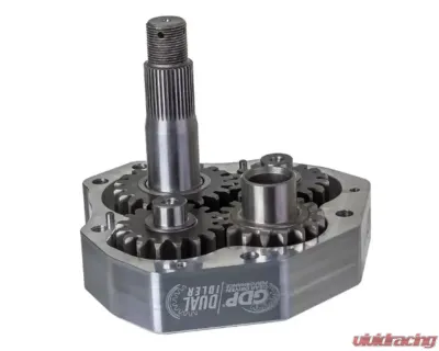 SuperATV 4" Dual Billet Portal Gear Lift Kit w/ 15% Gear Reduction & Frame Stiffener Can-AM Maverick X3 2017+ - PGHD-7-72-151-B-FS