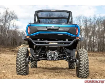 SuperATV 4" Dual Billet Portal Gear Lift Kit w/ 15% Gear Reduction & Frame Stiffener Can-Am Commander 2 Seat 2021+ - PGHD-7-92-151-B-FS