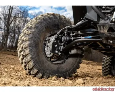 SuperATV 4" Dual Billet Portal Gear Lift Kit w/ 15% Gear Reduction & Frame Stiffener Can-Am Commander 2 Seat 2021+ - PGHD-7-92-151-B-FS