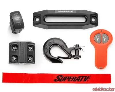 SuperATV 4500 Lb. Ready-Fit Winch Can-AM Defender 2020+ - QWM-CA-DEF20-4500