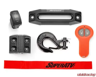 SuperATV 6000 Lb. Ready-Fit Winch Can-AM Defender 2020+ - QWM-CA-DEF20-6000