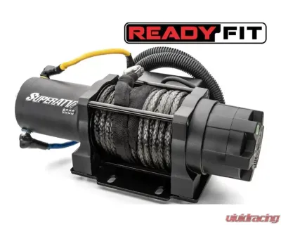 SuperATV 4500 Lb. Ready-Fit Winch Honda Pioneer 1000 2016-2021 - QWM-H-PIO1K-4500