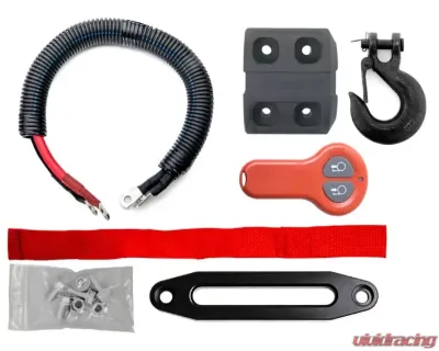 SuperATV 4500 Lb. Ready-Fit Winch Honda Pioneer 1000 2016-2021 - QWM-H-PIO1K-4500