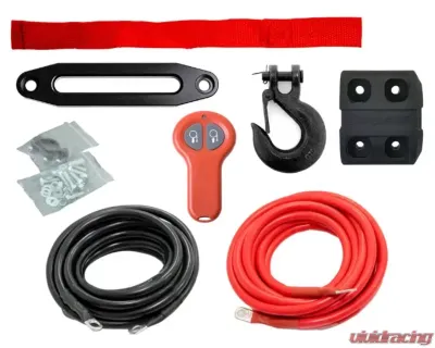 SuperATV 6000 Lb. Ready-Fit Winch Polaris Ranger 1000 2020+ - QWM-P-RAN1K-6000