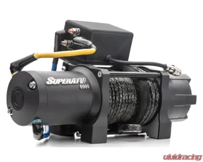 SuperATV 6000 Lb. Ready-Fit Winch Yamaha Wolverine RMAX 2021+ - QWM-Y-RMAX-6000