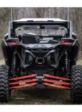 SuperATV 64 Inch Wide Red Boxed Radius Arms Complete Kit (6 Rods) Can-AM Maverick X3 2017+                                     - RA-CA-X3-001-14 - Image 4