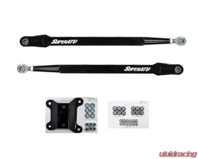 SuperATV 64 Inch Wide Black Boxed Radius Lower Arms (2 Rods) Can-AM Maverick X3 2017+ - RA-CA-X3-001-B2-02